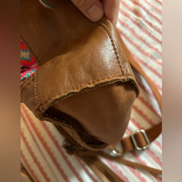 The Sak Women's Embroidered Equestrian Aztec Pattern Metal-Stud Crossbody Bag - Picture 4 of 14